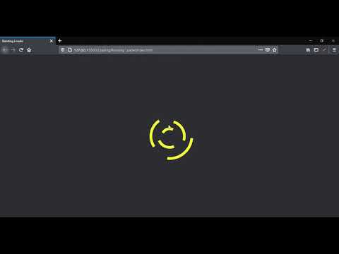 Rotating Loader - CSS Loading Animation Series | Part 1