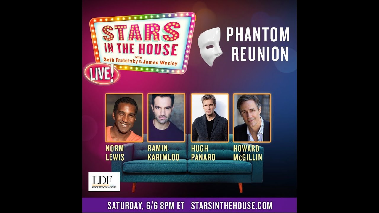#StarsInTheHouse Phantom Reunion: Ramin Karimloo, Norm Lewis, Hugh Panaro & Howard McGillin
