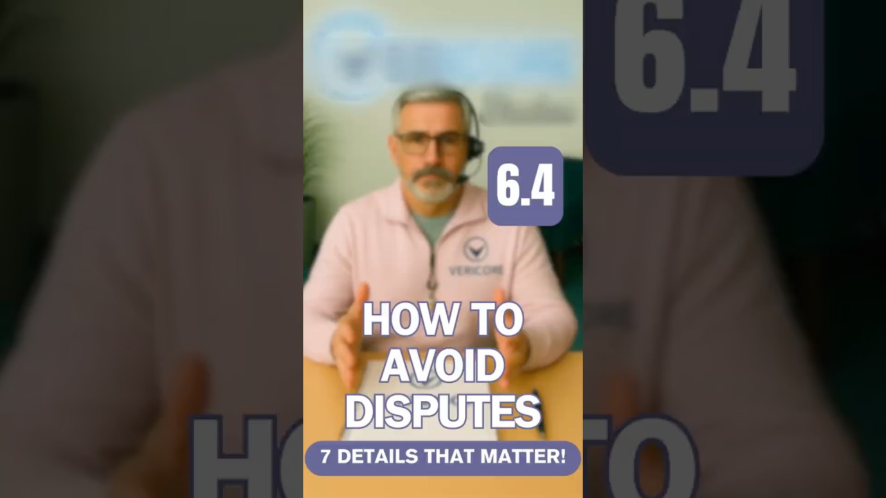 Seven details every valid dispute must include - Coach Corey