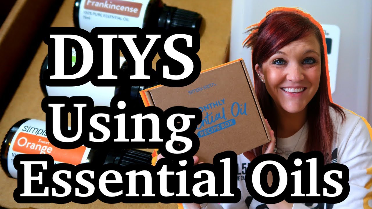 DIYS WITH ESSENTIAL OILS | ESSENTIAL OIL RECIPES | SIMPLY EARTH MAY RECIPE BOX 2021