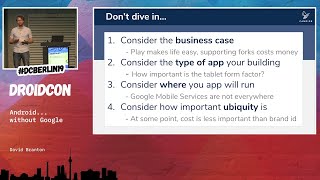 Android... without Google Profile