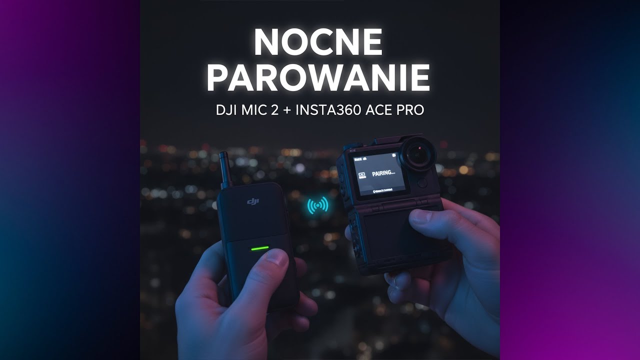 DJI Mic 2 + Insta360 Ace Pro Parowanie w 60 SEKUND!
