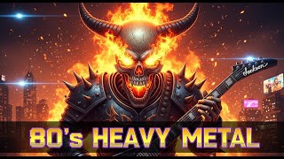 💀 CLASSIC HEAVY METAL 80s • Steel Fury • 1 Hour
