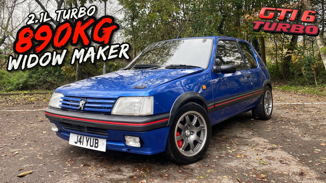 THIS 2.1L STROKER 315BHP 205 GTI TURBO IS TERRIFYING ON BOOST!!