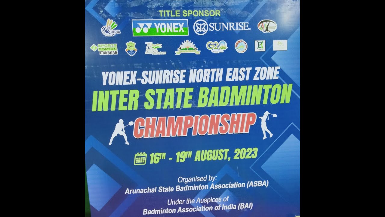 YONEX - SUNRISE NORTHEAST ZONE INETER STATE BADMINTON CHAMPIONSHIP Day 03  COURT 01 