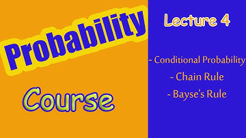 Conditional Probability | Lecture 4 | Probability Course