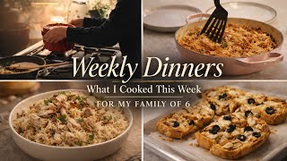 Weekly Dinner | What I cooked for my family of 6 