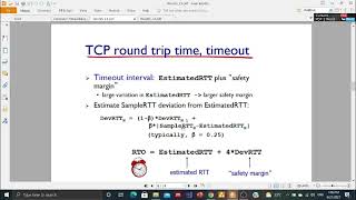 TCP Round Trip Time RTT & Timeout Calculation - Hindi/Urdu