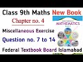 Class 9th Maths Review Exercise Unit 4 NBF | Chapter no. 4 Miscellaneous Exercise 4 | Learning Zone