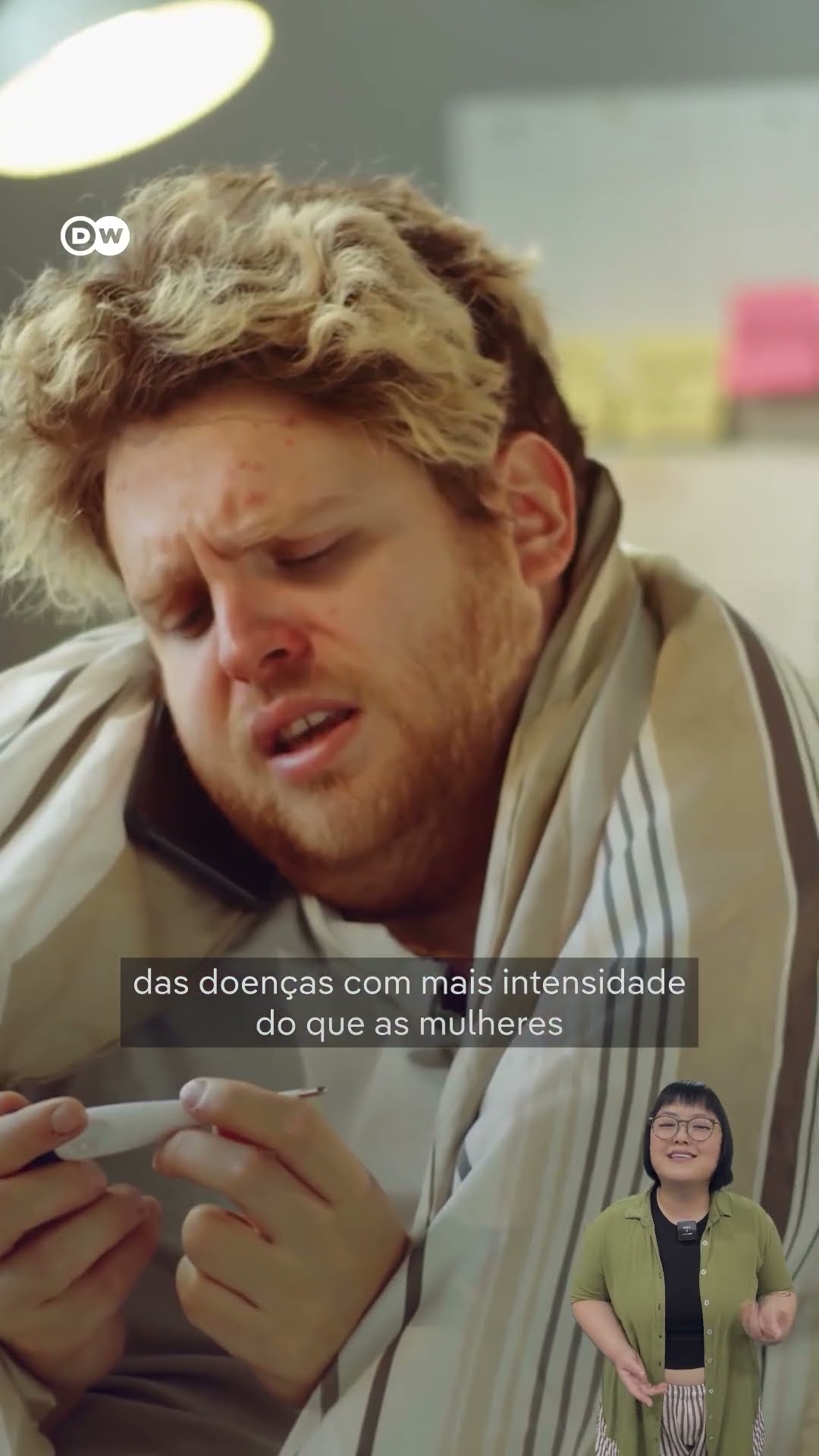 “Draminha” de homens quando estão gripados tem explicação científica? #shorts