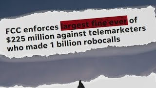 Big robocall fines come with a history of low collection rates