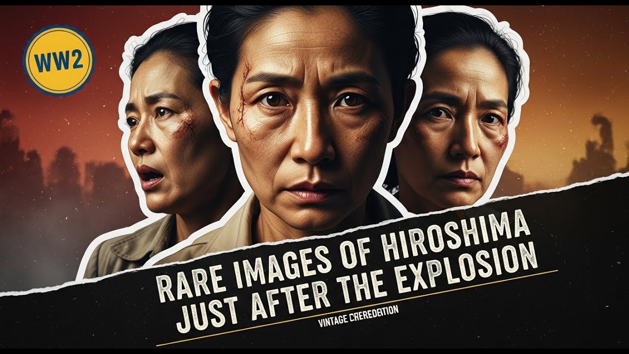 Rare Images of Hiroshima Just After the Explosion – Shocking Atomic Bomb Aftermath