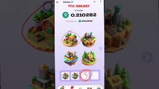 Vertus Combo CARD ♦️ Vertus Combo CARD 9Th JAN || Vertus Mining ⛏️ Ends || $VERT Tokens Withdrawal 🪙