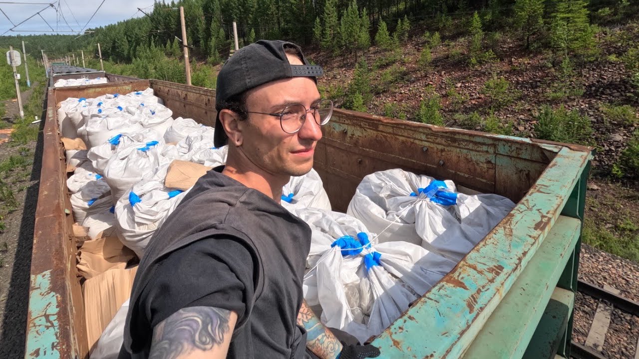 Совершил НЕВОЗМОЖНОЕ! На грузовых поездах к Дальнему Востоку! 9000 км.