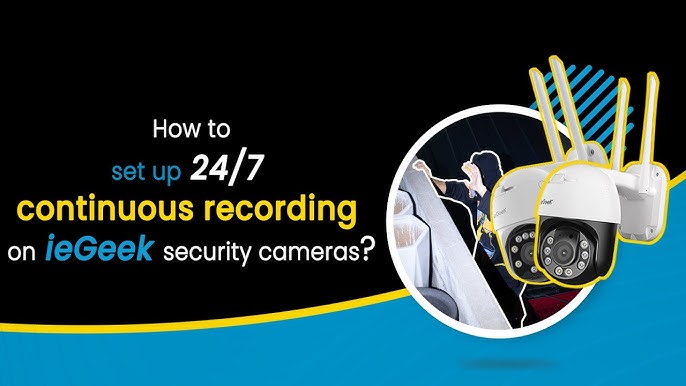 How to Set SD Card Recording on ieGeek Security Camera