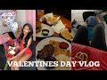 Valentines vlog  dinner w my boo spa gifts  rants
