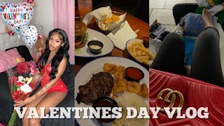 VALENTINES VLOG | dinner w/ my boo, spa, gifts + rants