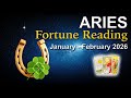 ARIES Fortune Tarot Reading 🍀 "MAKING CHANGES AT THE RIGHT TIME'  January–February 2026 ✨