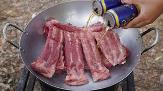 Fried Pork Ribs Recipe | Perfect Pork Ribs in Beer Recipe for Lunch