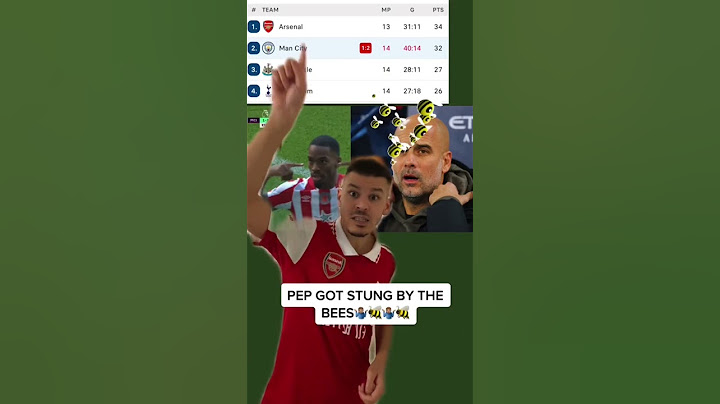 MAN CITY GOT STUNG BY THE BEES🐝I’M BUZZIN😅🙌🏽#arsenal #coyg #manutd #liverpool #mancity #pep