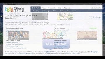 Wikia University - How to Contact Wikia