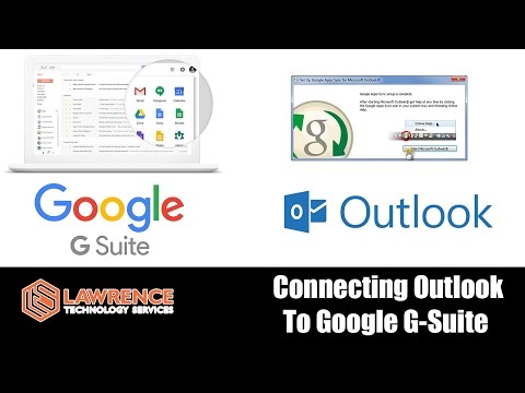 How to Connect Microsoft Outlook to Google G Suite / Google Apps