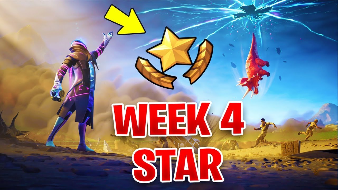 FORTNITE SEASON X/10 WEEK 4 SECRET BATTLE STAR - LOCATION