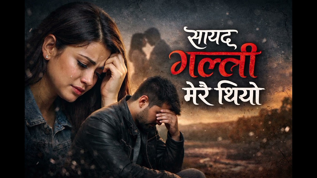 सायद गल्ती मेरै थियो, sayed galti merai thiyo, New Nepali song, writer sirjana Rai, 2025 ai song