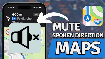 How To Mute Spoken Direction While Listening To A Podcast On Apple Maps!