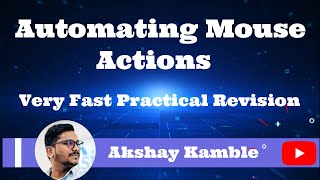 Automating Mouse Actions using Actions class.
