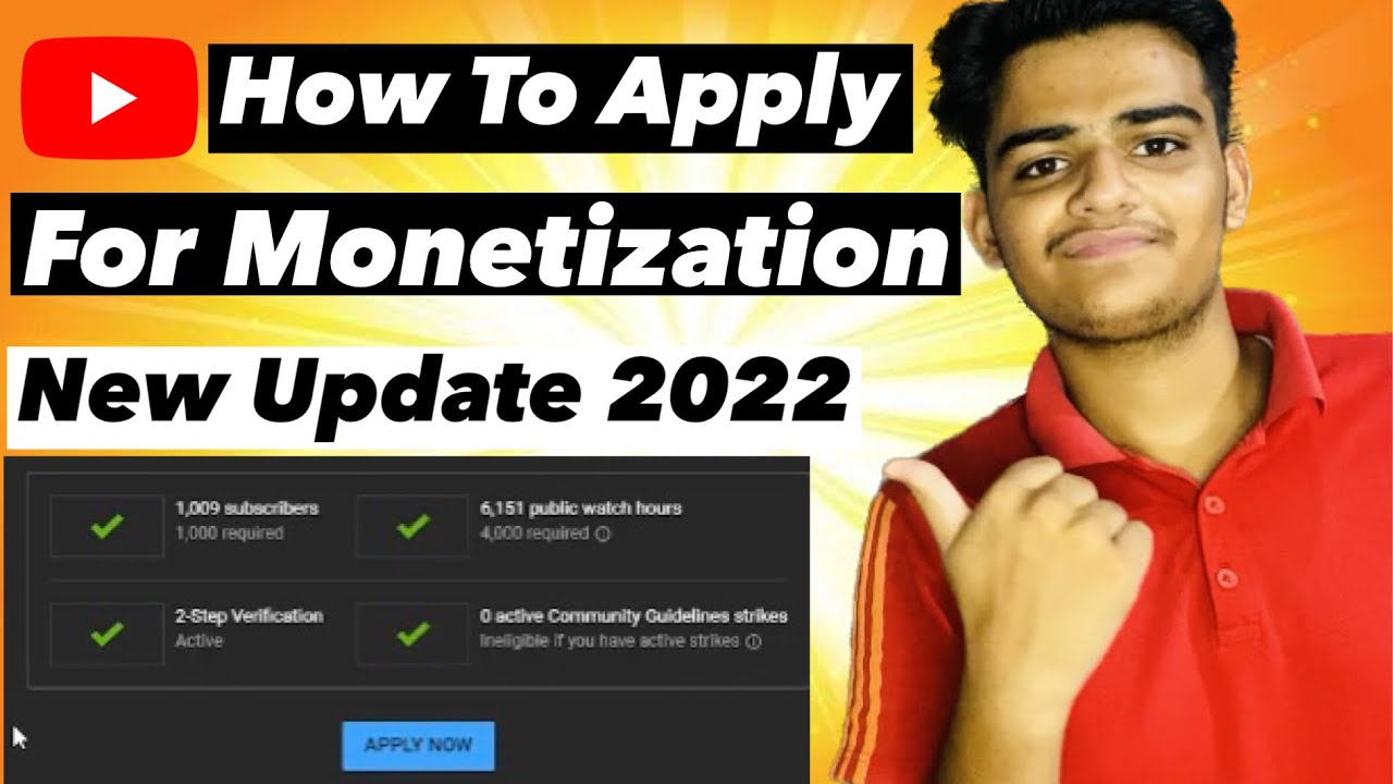 Youtube Channel Monetization kaise kare 2022 | How to Monetize Youtube ...