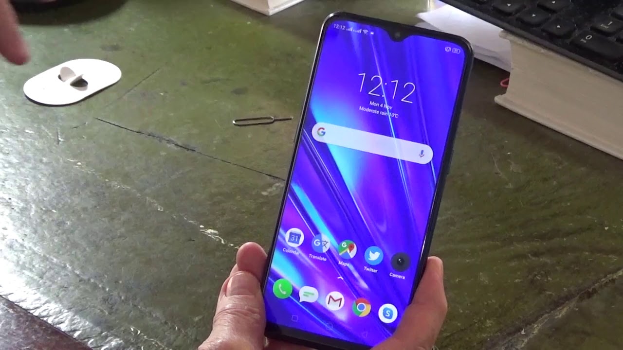 Setting up the Realme 5 Pro mobile phone . Triangulum Galaxy