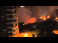 Incendio Universidad Andrés Bello Madrugada 24/01/2016