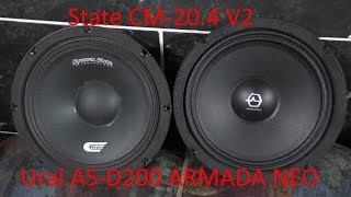 Краш тест Dynamic State CM-20.4 V2 и  Ural AS-D200 ARMADA NEO