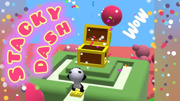 Stacky  Dash level 1885-1887 / Bonus level very nice 👍 #mobilegameroom #gameplay