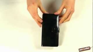 Tula Violet Ladies Framed Black Leather Purse screenshot 2