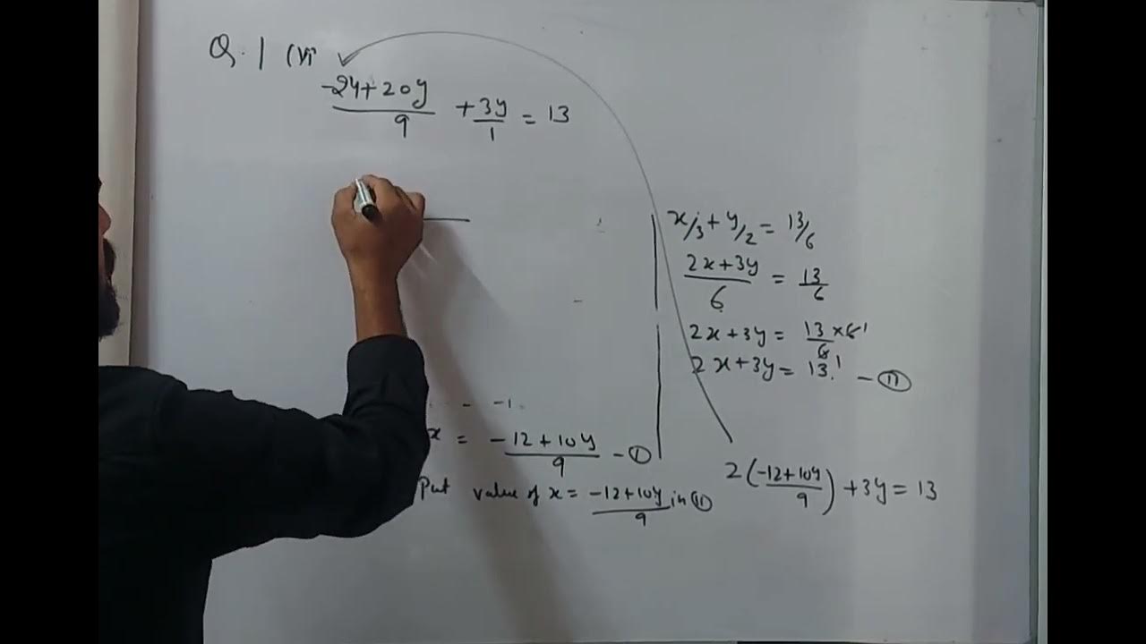 Maths class 10 exercise 3 3 question 1 part 5 and 6 solution question 2