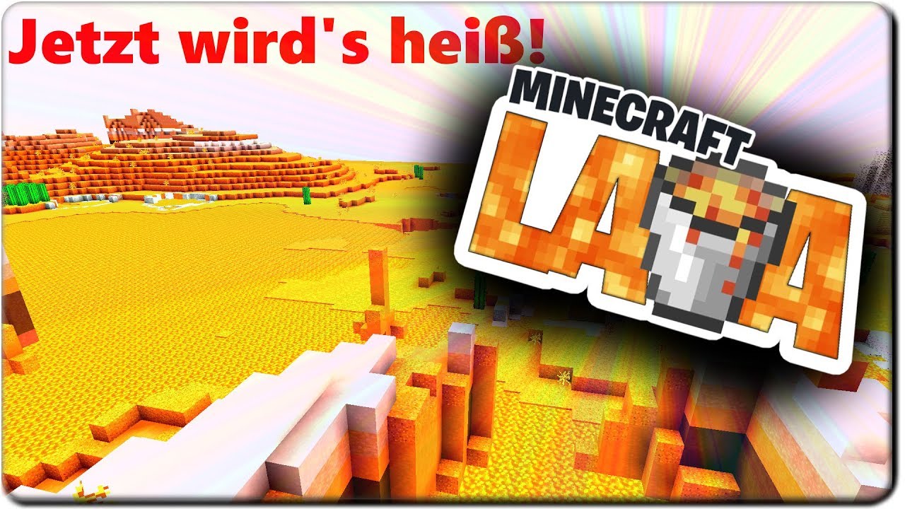 🔥 Minecraft:LAVA 🔥 Ep. 1: GESTRANDET OHNE STRAND und WASSER!