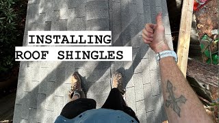 Installing 3-Tab Shingles TUFF SHED
