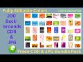 Very usefull Backgrounds | Backgrounds CDR & JPG files | Fully Editable Colors and Shape and Designs