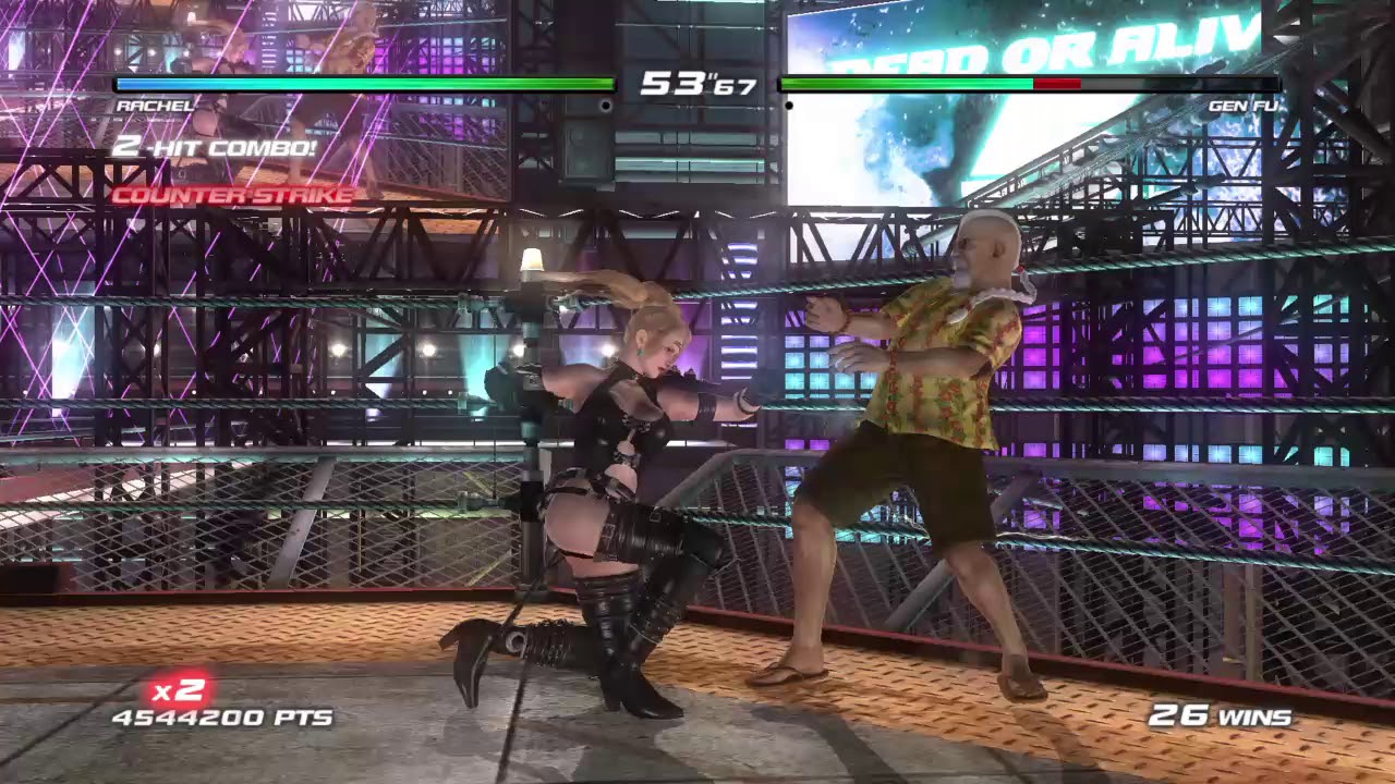 # 229 Dead Or Alive 5 Last Round Rachel VS Gen Fu - YouTube