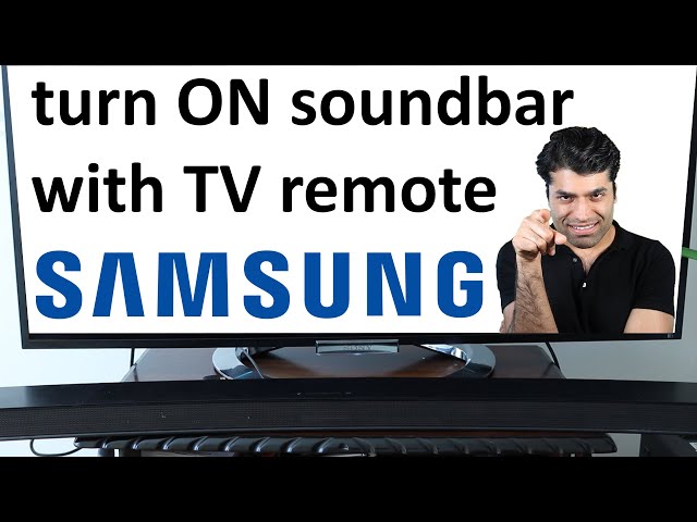 punktum protestantiske maskulinitet How to turn ON soundbar with TV remote - Samsung Soundbar - YouTube