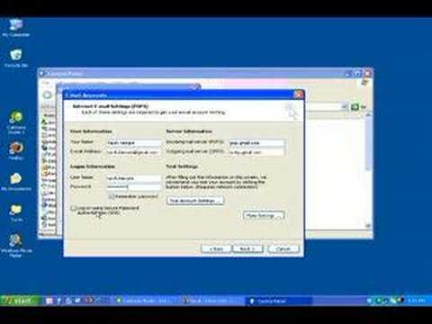 setting up gmail on outlook 2003