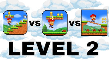 Super Jabber Jump VS Super Jabber Jump 2 VS Super Jabber Jump 3 | Level 2 🚩 #superjabberjump #vs