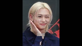 Felix at the HAPPIZ Launch Pop-Up today✨ #felix #felixstraykids #felixskz #straykids #skz 