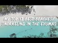 My top 17 best beaches and snorkeling in the exumas bahamas by land by boat and by excursion