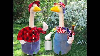 Goose Clothes Pattern For Gander Outfits and PoseAble Wings.
