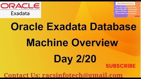 Oracle Exadata Database server Overview
