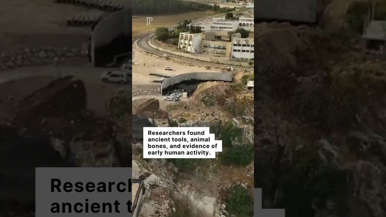 Rare prehistoric cave discovered near Haifa highway