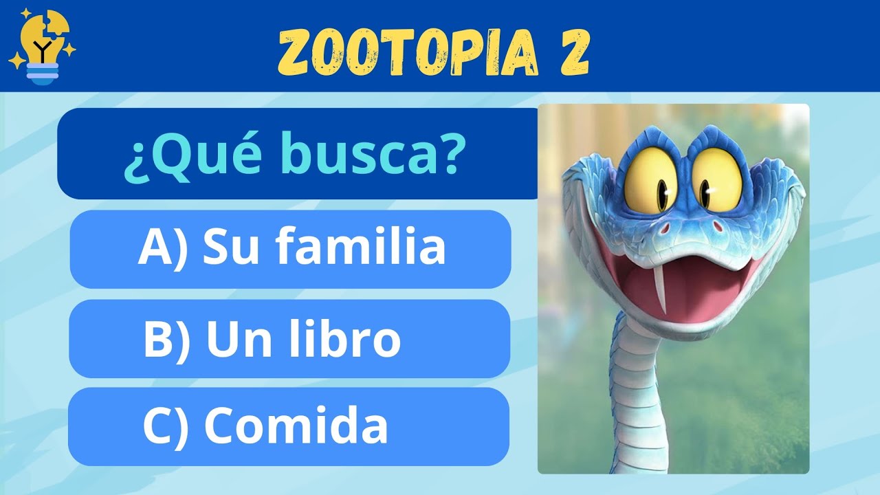 “Zootopia 2: ¿Cuánto Sabes?